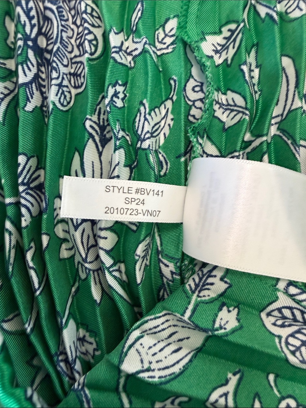 J. Crew Floral Pleated Midi Skirt - Picture 8 of 8